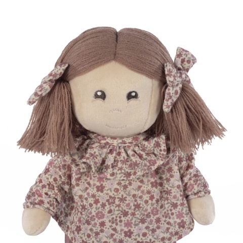 Pasito a pasito Lalka Bibi szmaciana przytulanka laleczka Cherry Flowe 35cm