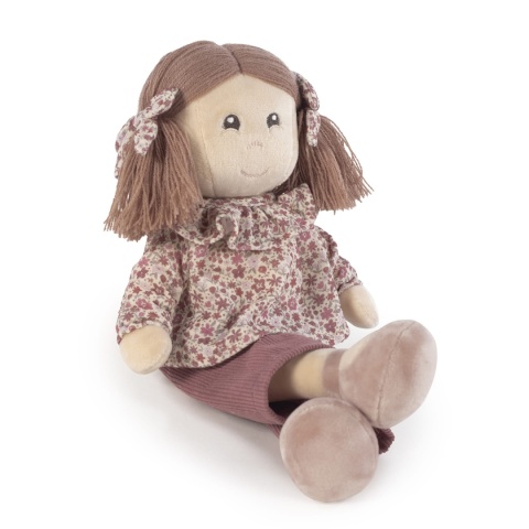 Pasito a pasito Lalka Bibi szmaciana przytulanka laleczka Cherry Flowe 35cm