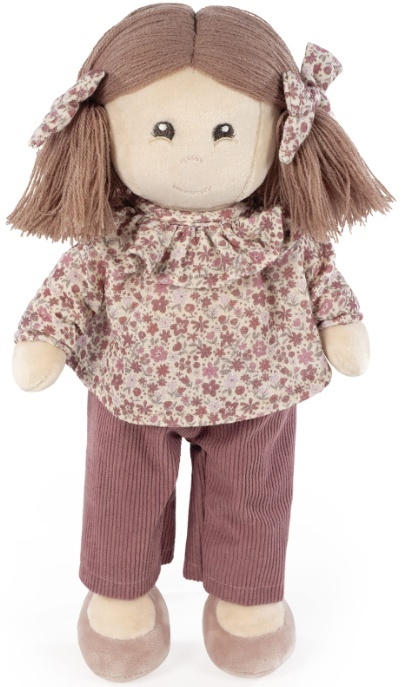 Pasito a pasito Lalka Bibi szmaciana przytulanka laleczka Cherry Flowe 35cm