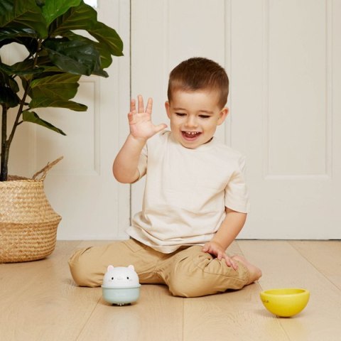 TIGER TRIBE Rocking Rollers UCIEKAJĄCY KOT KOTEK jeżdżąca wańka wstańka