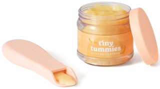 Tiny Harlow Zestaw Tiny Tummies Słoiczek i Łyżeczka, Banan