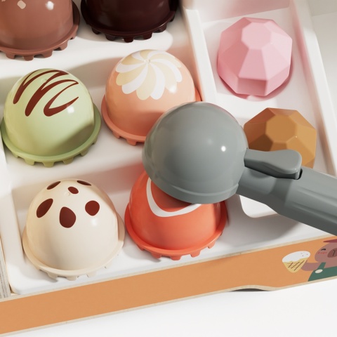 Zabawka edukacyjna duża lodziarnia 36m+, Topbright