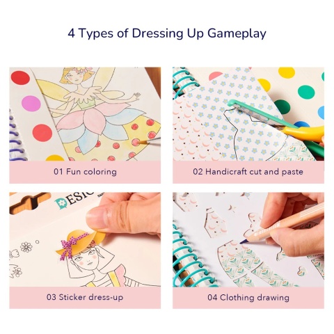 mideer Zeszyt kreatywny małego projektanta - Przyjęcie herbaciane