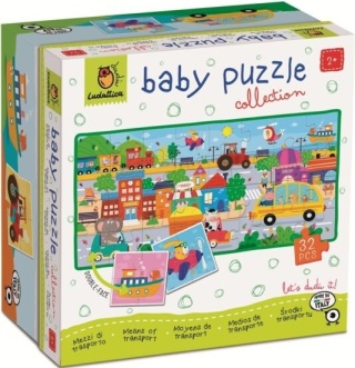 Baby puzzle – DWUSTRONNE puzzle dla najmłodszych – ŚRODKI TRANSPORTU
