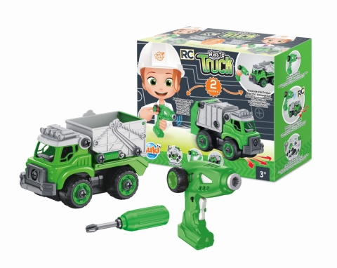 Buki - samochód do skręcania, zdalnie sterowany ŚMIECIARKA