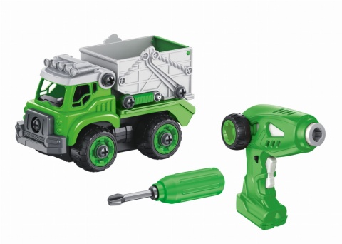 Buki - samochód do skręcania, zdalnie sterowany ŚMIECIARKA