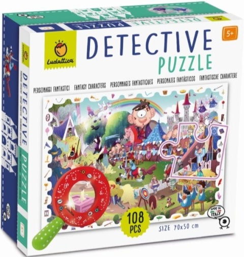 DETECTIVE PUZZLE – puzzle-GRA detektywistyczna – BAŚNIOWA KRAINA