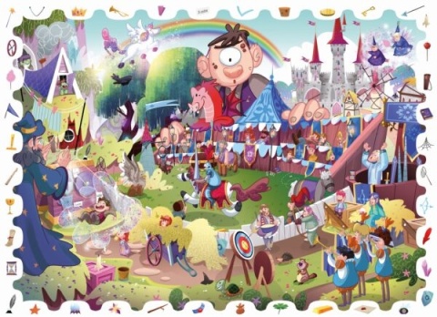 DETECTIVE PUZZLE – puzzle-GRA detektywistyczna – BAŚNIOWA KRAINA