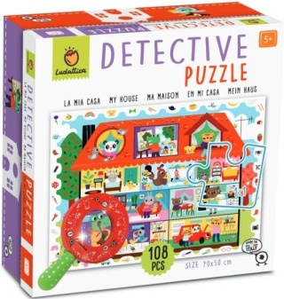 DETECTIVE PUZZLE – puzzle-GRA detektywistyczna – MÓJ DOM