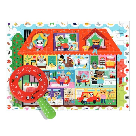 DETECTIVE PUZZLE – puzzle-GRA detektywistyczna – MÓJ DOM