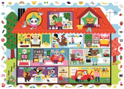 DETECTIVE PUZZLE – puzzle-GRA detektywistyczna – MÓJ DOM