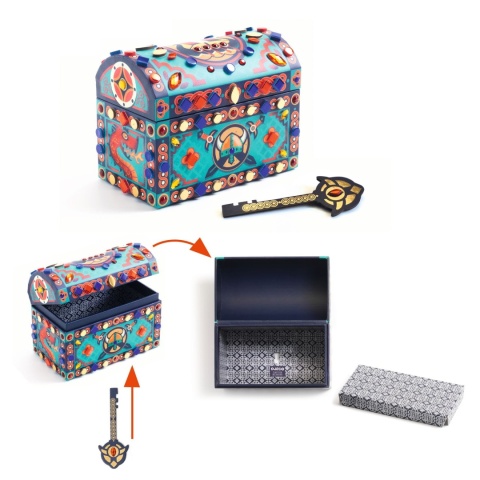 Djeco Zrób to sam - SZKATUŁKA Z KLUCZYKIEM