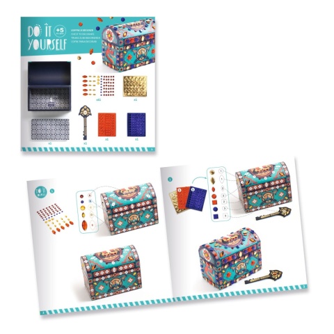 Djeco Zrób to sam - SZKATUŁKA Z KLUCZYKIEM