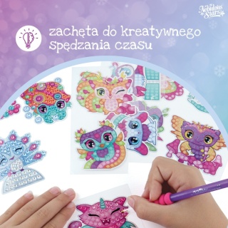 Kreatywne naklejki do ozdabiania z kryształkami 7+, Nebulous Stars