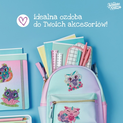 Kreatywne naklejki do ozdabiania z kryształkami 7+, Nebulous Stars