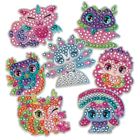 Kreatywne naklejki do ozdabiania z kryształkami 7+, Nebulous Stars