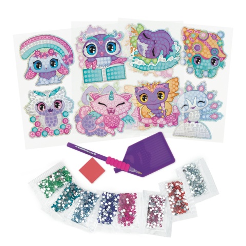 Kreatywne naklejki do ozdabiania z kryształkami 7+, Nebulous Stars