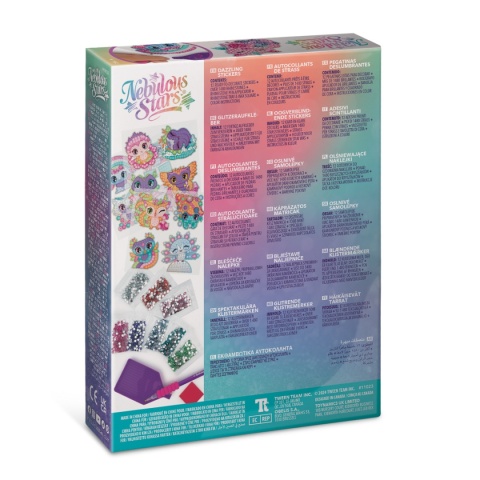 Kreatywne naklejki do ozdabiania z kryształkami 7+, Nebulous Stars