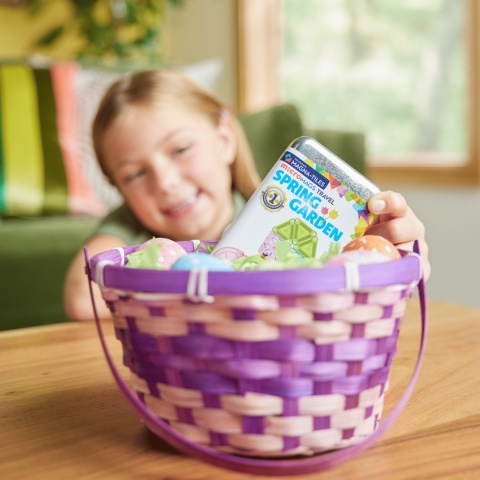 MAGNA-TILES Klocki Magnetyczne microMAGS Spring Garden Travel 24 el.