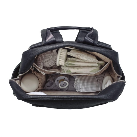 Pasito a Pasito London, plecak dla mamy, na wózek - czarny