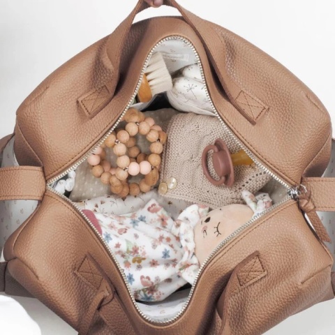 Pasito a pasito Torba dla mamy na wócek - Karmel