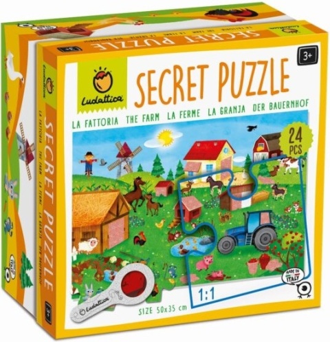 SECRET PUZZLE – puzzle z TAJEMNICĄ – GOSPODARSTWO ROLNE