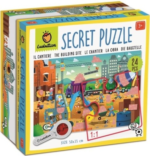 SECRET PUZZLE – puzzle z TAJEMNICĄ – PLAC BUDOWY