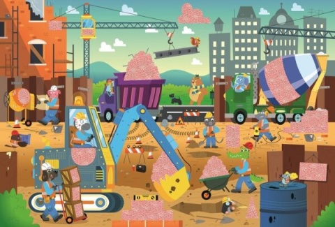 SECRET PUZZLE – puzzle z TAJEMNICĄ – PLAC BUDOWY