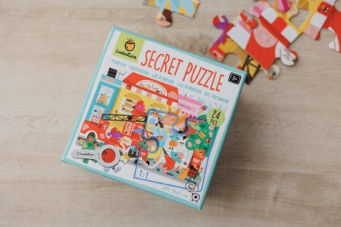 SECRET PUZZLE – puzzle z TAJEMNICĄ – STRAŻACY w AKCJI