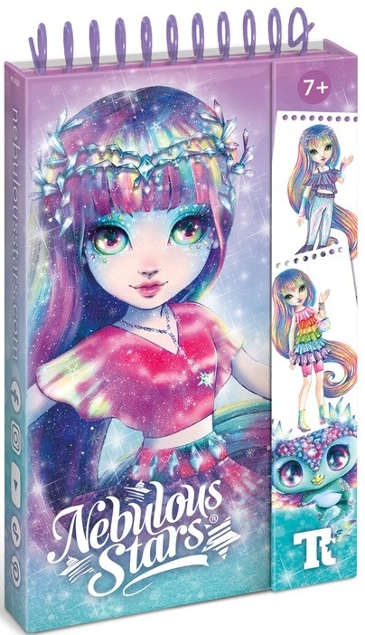 Szkicownik do projektowania ubrań, Isadora 7+, Nebulous Stars