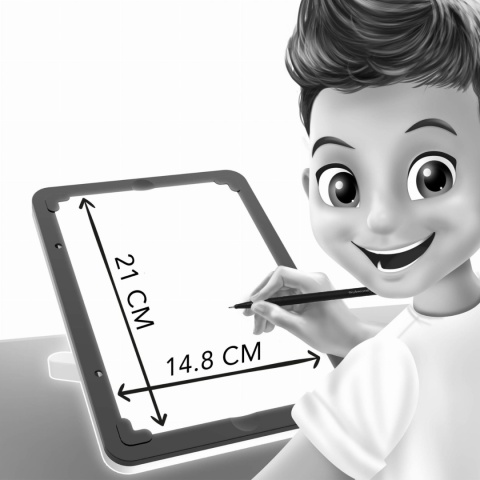 Tablet 3 w 1 z podświetleniem