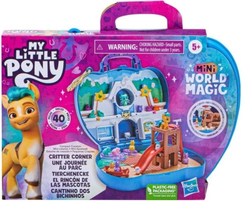 Zestaw figurek My Little Pony Mini World Magic Kompaktowe Miasteczko Kącik Zwierzaków