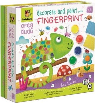 crea dudù – MALOWANIE ODCISKIEM PALCA – zestaw kreatywny dla najmłodszych