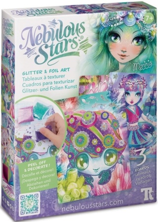 Nebulous Stars Album do scrapbookingu z folią i brokatem Marinia