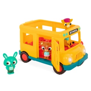 B.Toys Bonnie’s School Bus MUZYCZNY autobus szkolny z żyrafą i wesołymi pasażerami