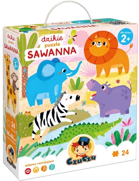 CzuCzu Dzikie puzzle Sawanna 2+