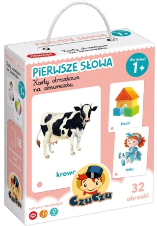 CzuCzu Karty obrazkowe na sznurku Pierwsze słowa