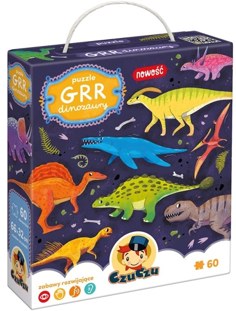 CzuCzu Puzzle Grr Dinozaury 4+