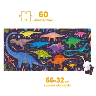 CzuCzu Puzzle Grr Dinozaury 4+