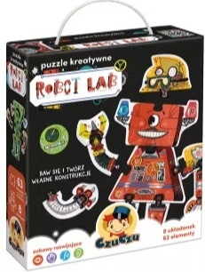 CzuCzu Puzzle kreatywne Robot Lab 3+