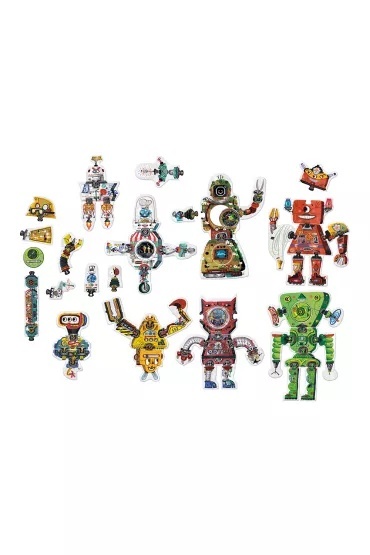 CzuCzu Puzzle kreatywne Robot Lab 3+