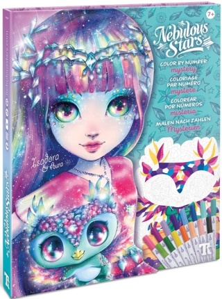 Nebulous Stars Kreatywna kolorowanka z flamastrami Mystery 7+