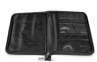 USZ. MINILAND Etui na dokumenty -Deluxe-czarne/srebrne