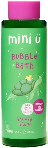 Mini U naturalny bąbelkowy płyn do kąpieli winogrono dla dzieci i niemowląt 250ml