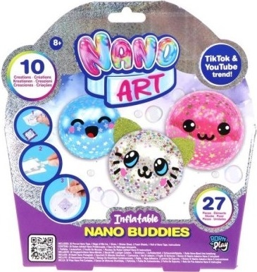 NANO ART Inflatable Nano Buddies, zestaw kreatywny