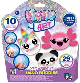 NANO ART Make Inflate Nano Buddies, zestaw kreatywny