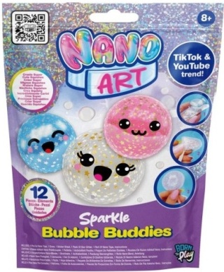 NANO ART Sparkle Bubble Buddies, zestaw kreatywny