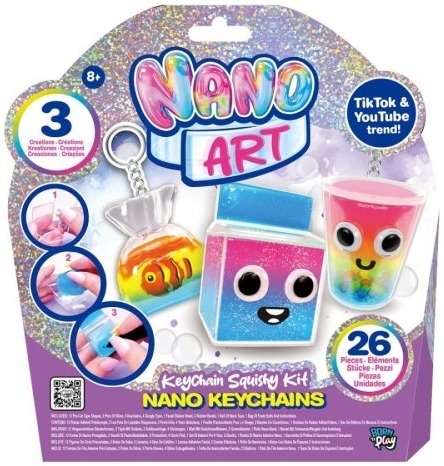 NANO ART Squishy Kit Brelok, zestaw kreatywny