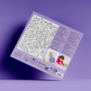 OMY GIGANTYCZNA KOLOROWANKA 100x70cm - KITTY