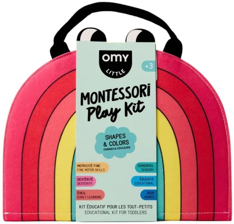 OMY MONTESSORI MIĘKKA KSIĄŻKA AKTYWIZUJĄCA - KSZTAŁTY I KOLORY